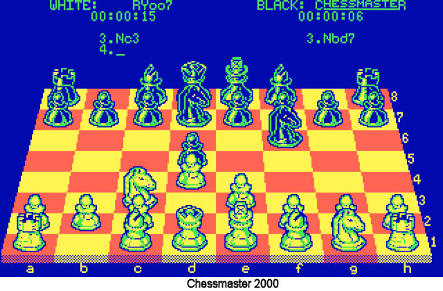 IBM The Chessmaster 2000 5.25 Floppy PC Computer Game Box Manual