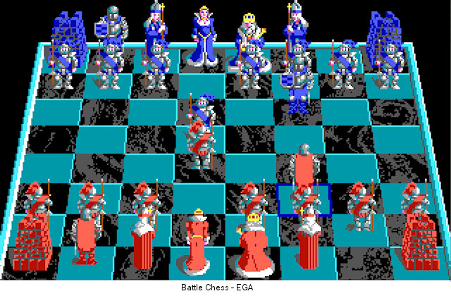 Risultati immagini per battle chess 3d dos