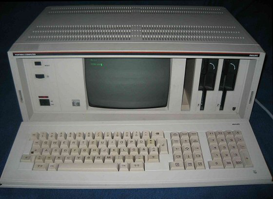  a MS-DOS PC In the year 1982 Philips entered the portable market with 